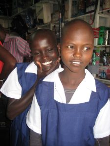 The purchase of required school uniforms allow these children to attend school.