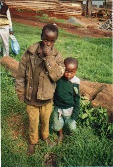 Kamau and his youngest brother