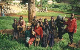 A meeting with the street children